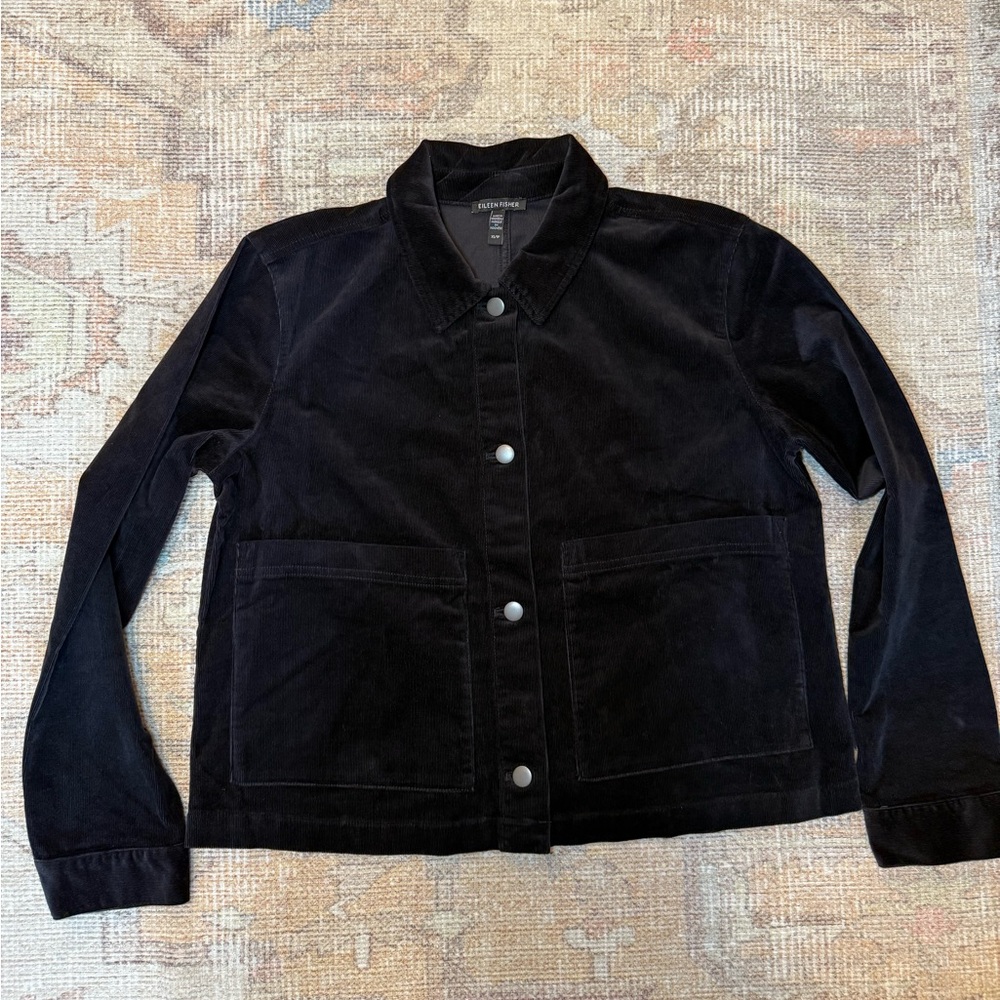 Eileen Fisher Women’s Size XS Organic Cotton Stretch Corduroy‎ Jacket